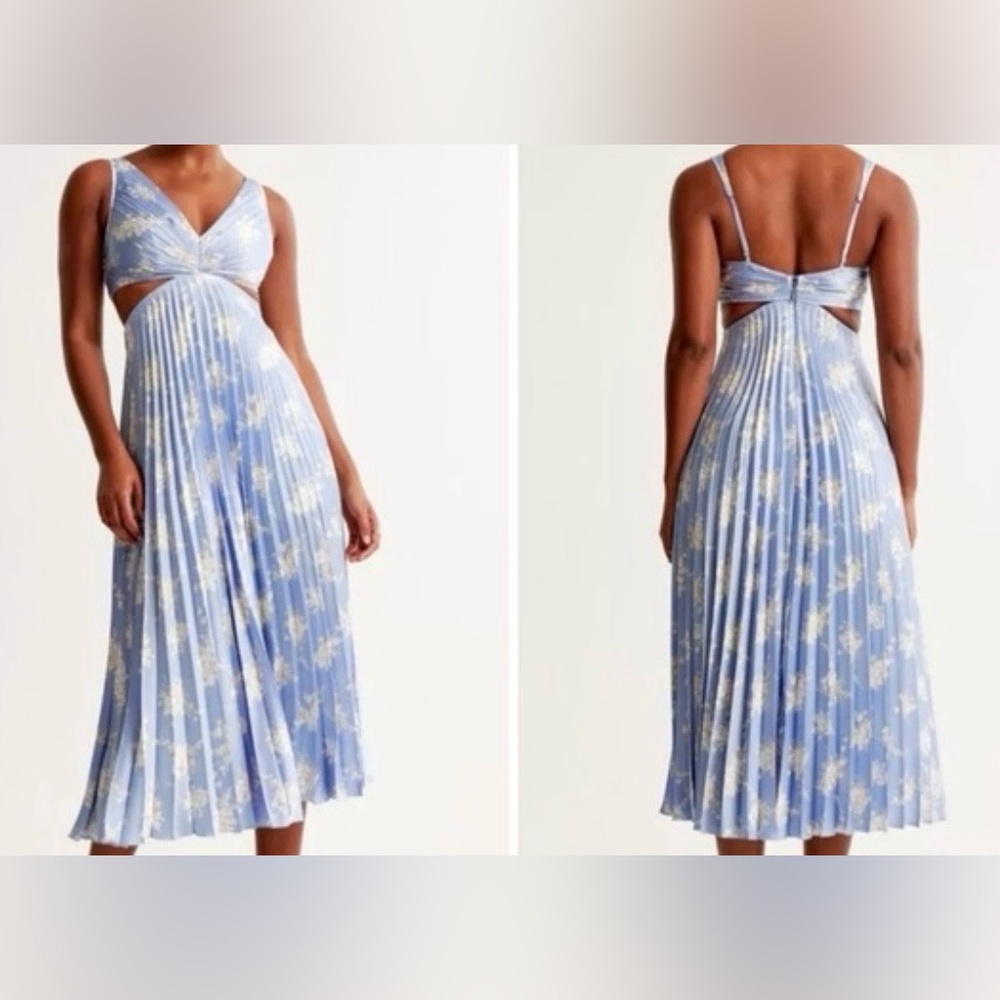 Abercrombie & Fitch Light Blue Floral Dress